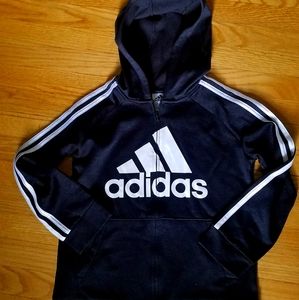 Adidas zip up hoodie - youth